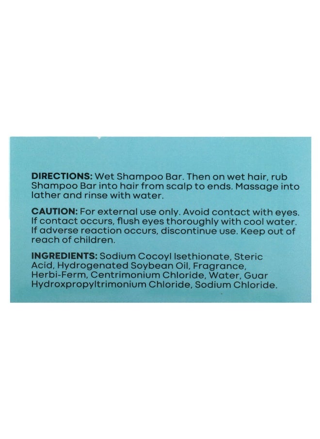 Hobe Labs, Energizer, Hydrating Shampoo Bar, Beach Day, 4 oz (113.4 g)