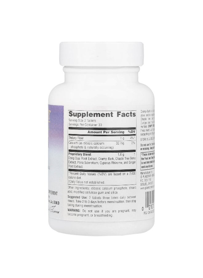 Planetary Herbals, Cramp Bark Comfort™, 800 mg, 60 Tablets (400 mg per Tablet)