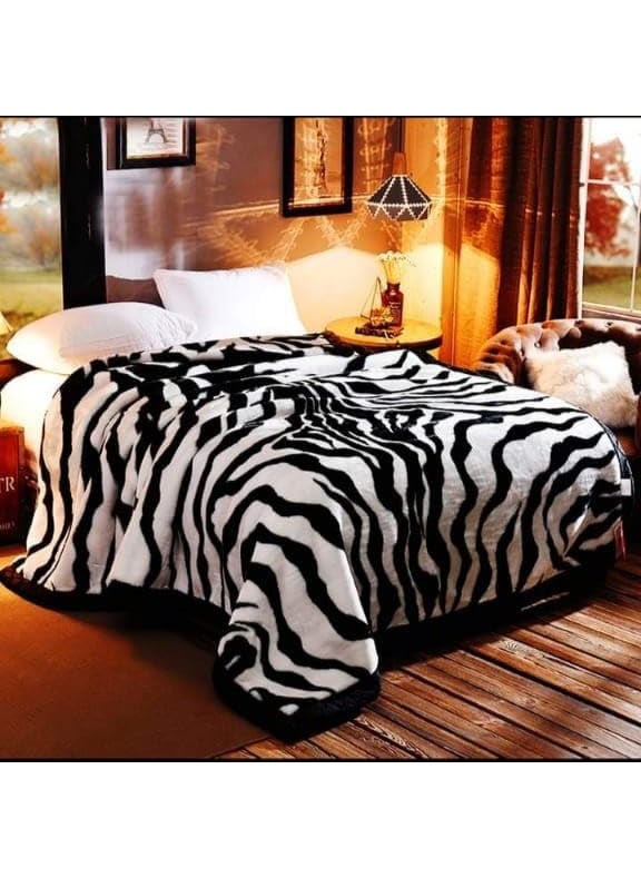Bezzilish Home Ultra Soft Pure Luxurious Embossed Very Warm Korean Single Bed Blanket for Winter Special for Diwali Marriage Gift Purpose with Bag Packing Color6