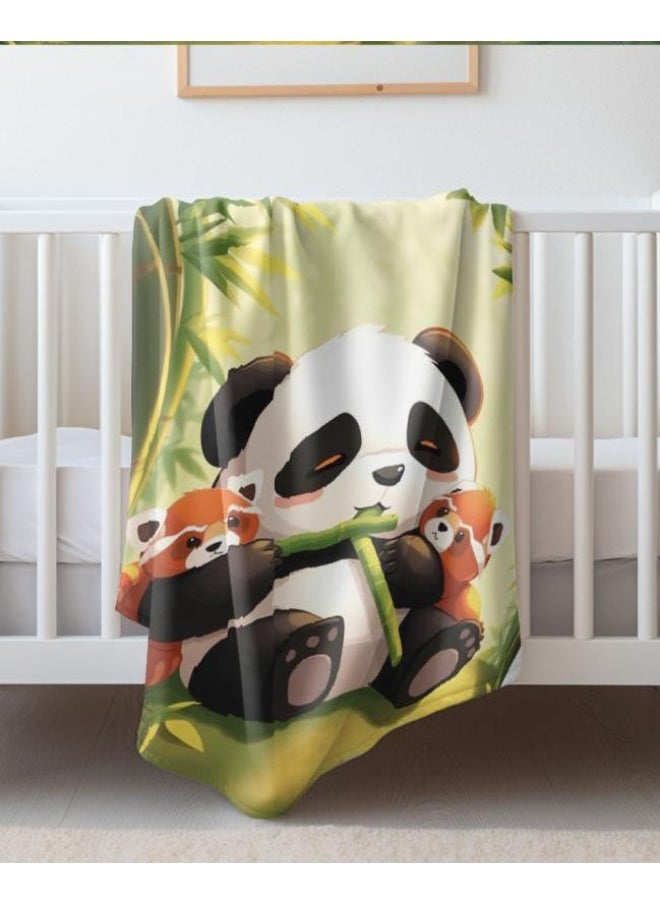 Children's or student cartoon flannel thin blanket (warm and comfortable, suitable for sleep, games) 100cm*150cm - 348