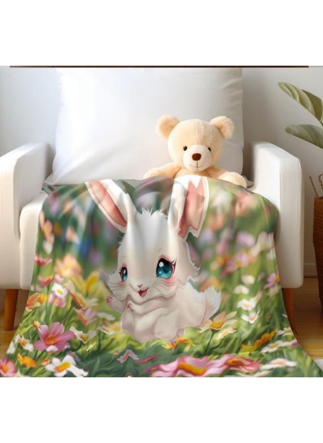 Children's or student cartoon flannel thin blanket (warm and comfortable, suitable for sleep, games) 100cm*150cm - 270