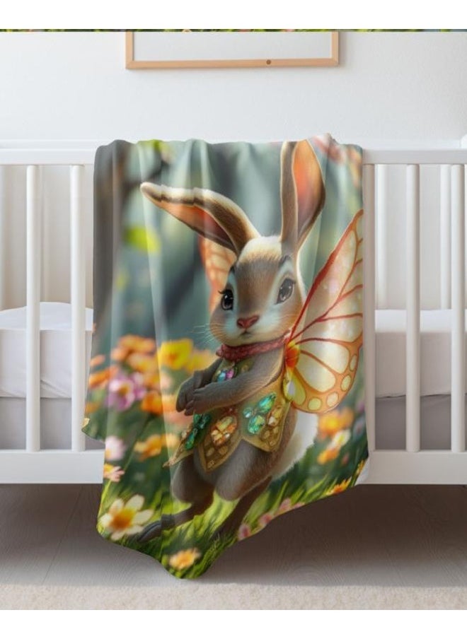 Children's or student cartoon flannel thin blanket (warm and comfortable, suitable for sleep, games) 100cm*150cm - 250