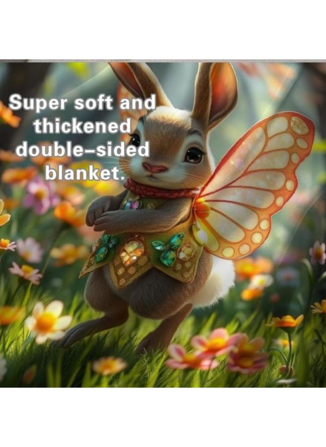 Children's or student cartoon flannel thin blanket (warm and comfortable, suitable for sleep, games) 100cm*150cm - 250