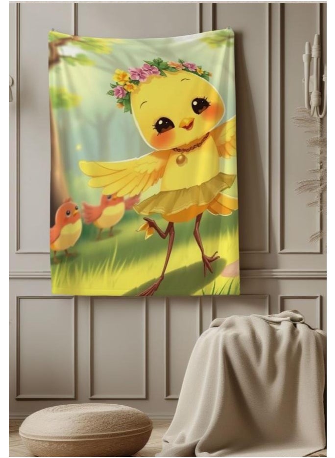 Children's or student cartoon flannel thin blanket (warm and comfortable, suitable for sleep, games) 100cm*150cm - 76