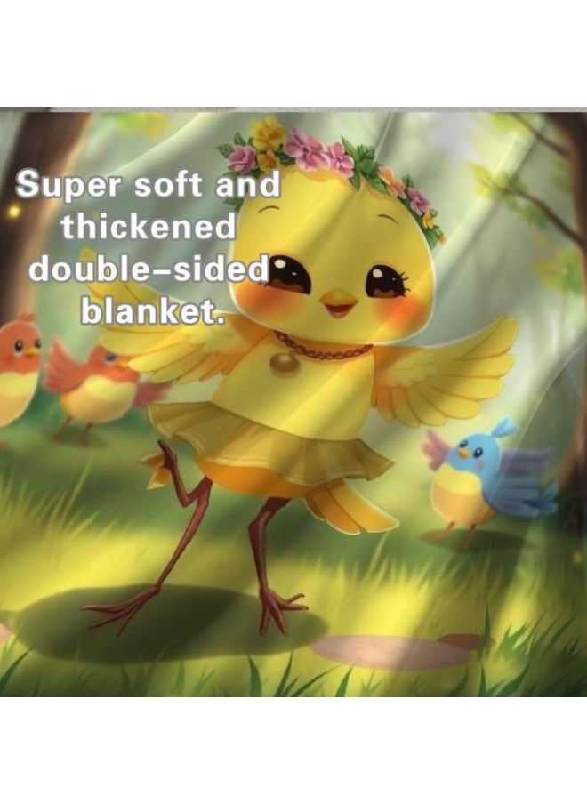 Children's or student cartoon flannel thin blanket (warm and comfortable, suitable for sleep, games) 100cm*150cm - 76