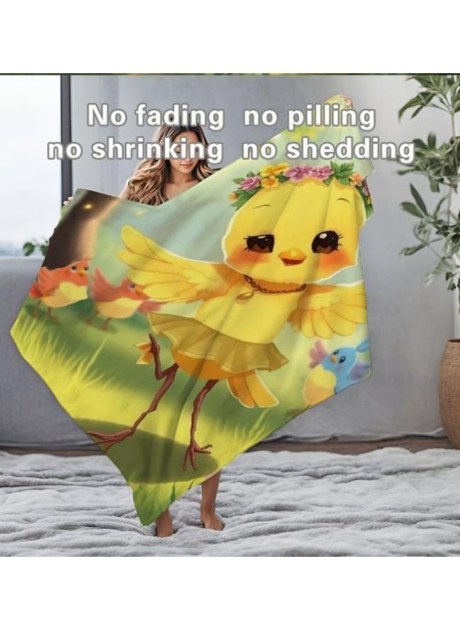 Children's or student cartoon flannel thin blanket (warm and comfortable, suitable for sleep, games) 100cm*150cm - 76