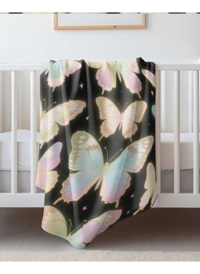 Children's or student cartoon flannel thin blanket (warm and comfortable, suitable for sleep, games) 100cm*150cm