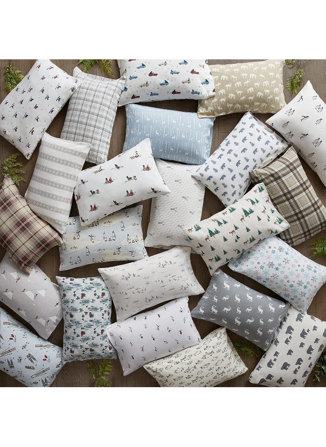 Eddie Bauer - Full Sheets, Cotton Flannel Bedding Set, Brushed for Extra Softness, Cozy Home Decor (Buckhead Ridge, Full)