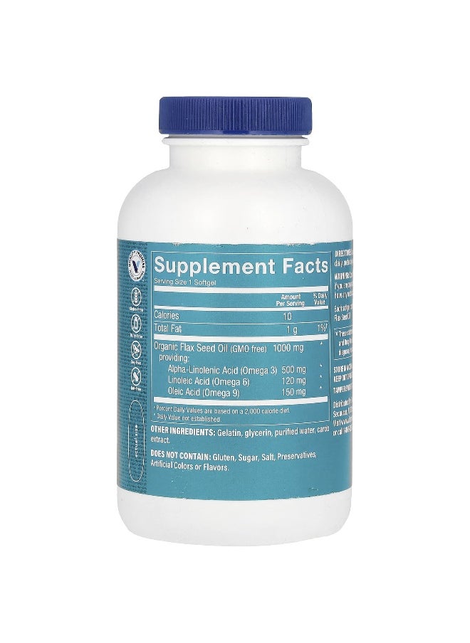 The Vitamin Shoppe, Flax Seed Oil, 1,000 mg, 120 Softgels