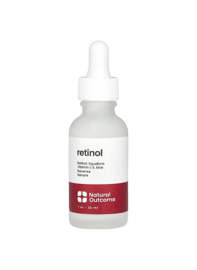 Natural Outcome, Retinol, Reverse Serum, Fragrance Free, 1 oz (30 ml)