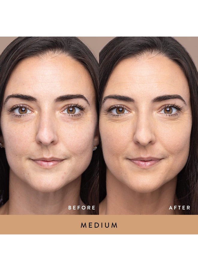 LAURA GELLER Double Take Liquid Foundation | Medium to Full Coverage, Natural Matte Finish, Medium