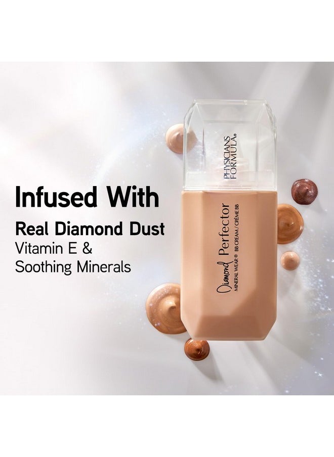 Physicians Formula Mineral Wear®Diamond Perfector BB Cream, 10 in 1 Skin Perfecting Beauty Balm, Lightweight & Luminous Finish - Light to Medium