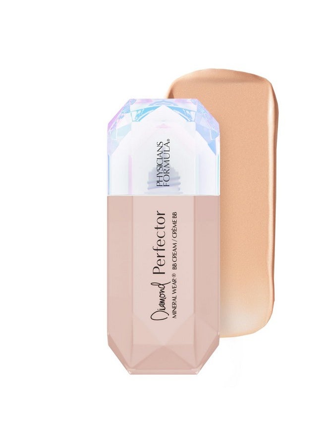 Physicians Formula Mineral Wear®Diamond Perfector BB Cream, 10 in 1 Skin Perfecting Beauty Balm, Lightweight & Luminous Finish - Light to Medium