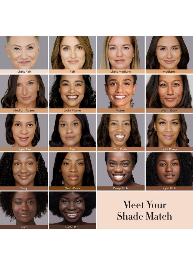 LUMINESS Silk Airbrush Spray Foundation - Full Coverage Foundation - Formula Hydrates & Moisturizes with Hyaluronic Acid, Aloe Vera & Hydrolyzed Silk (Shade - Light Medium)