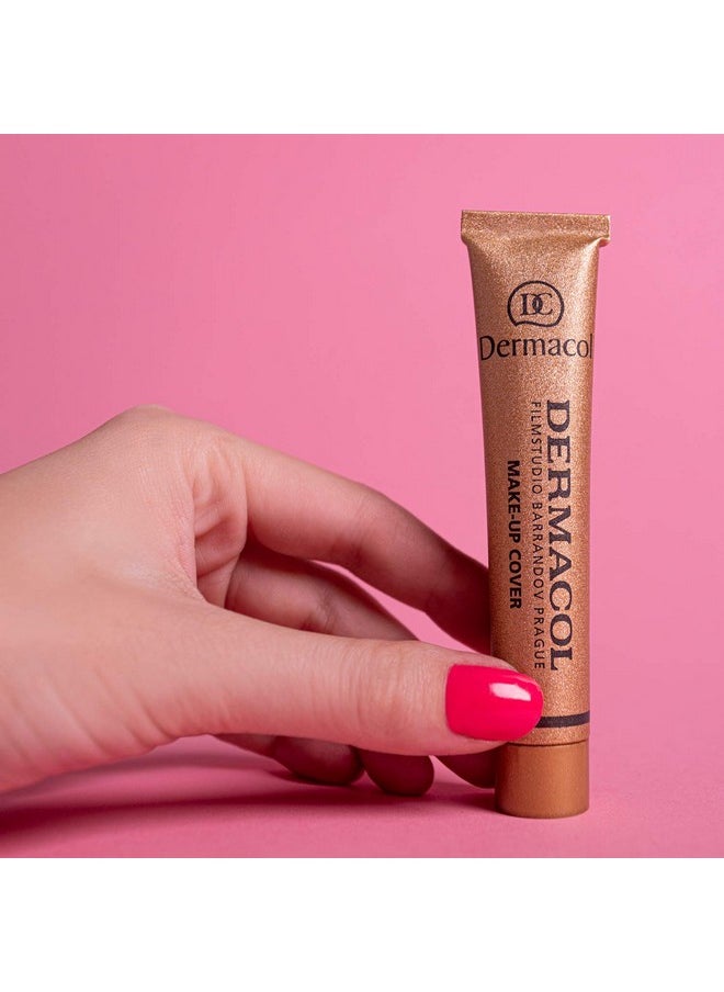 Dc Dermacol Dermacol Make Up Cover Foundation Bundle With 15Ml Satin Base Primer : 2 Items (Original Guaranteed) (226)