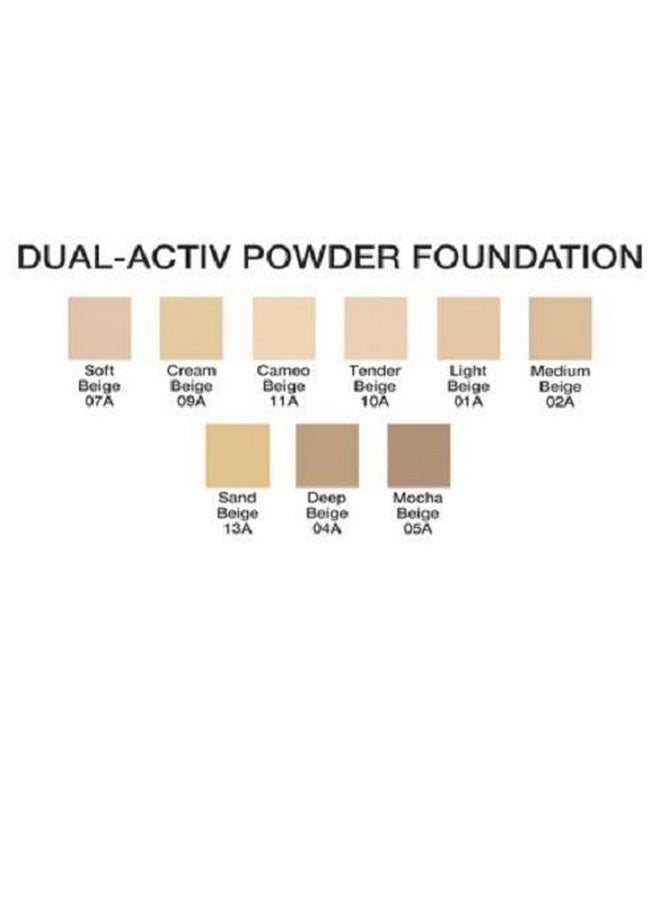 Dual Active Powder Foundation (Light Beige)