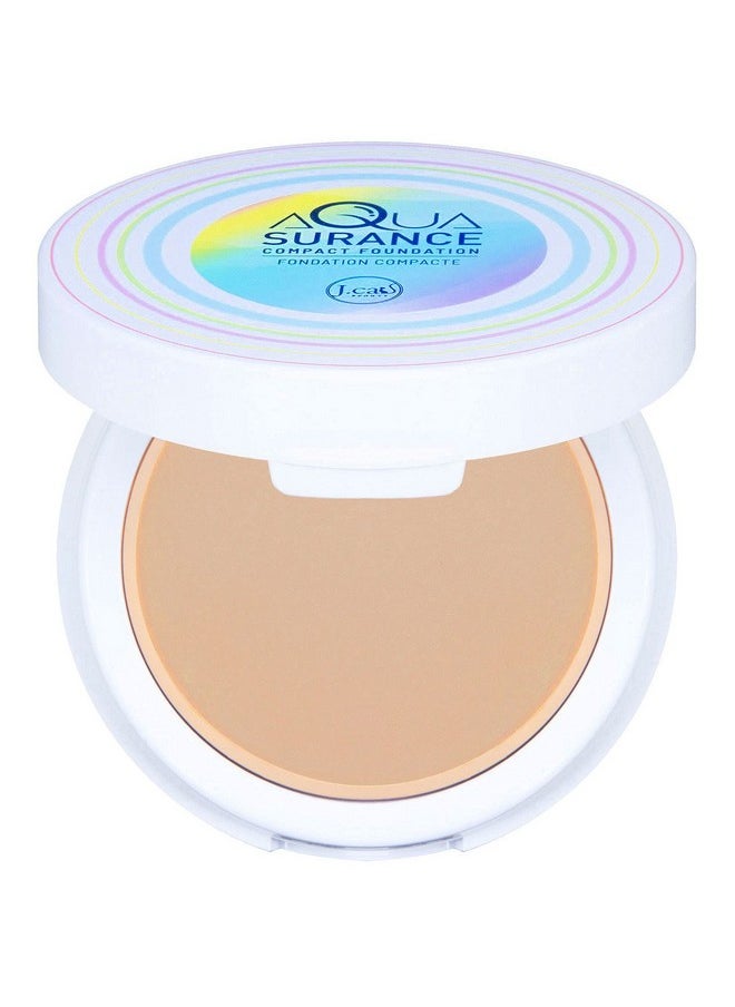 J.CAT BEAUTY Aquasurance Compact Foundation - Medium Beige