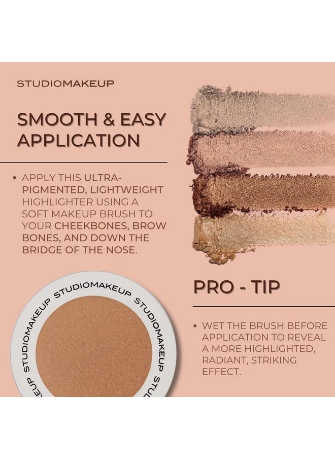 Studiomakeup Face Highlighter Powder - Lightweight, Shimmery Highlighter Makeup Texture Powder - Easy to Apply Makeup Highlighter for All Skin Types