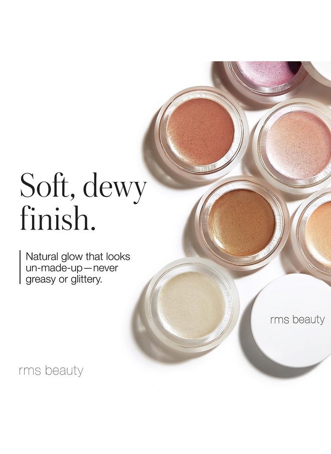 RMS Beauty Luminizer - Cream Highlighter Makeup, Face Highlighter & Inner Corner Eye Highlighter, Glow Balm Dewy Makeup Face Highlighters & Luminizers