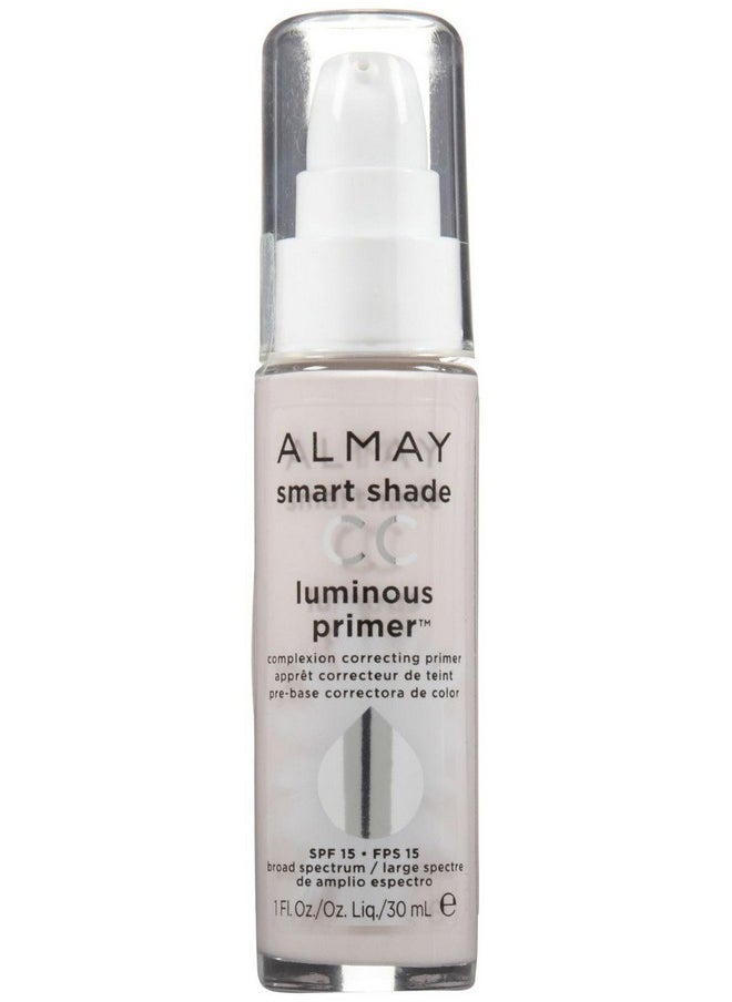 Almay Smart Shade CC Luminous Primer, 1 Fl Oz, Clear
