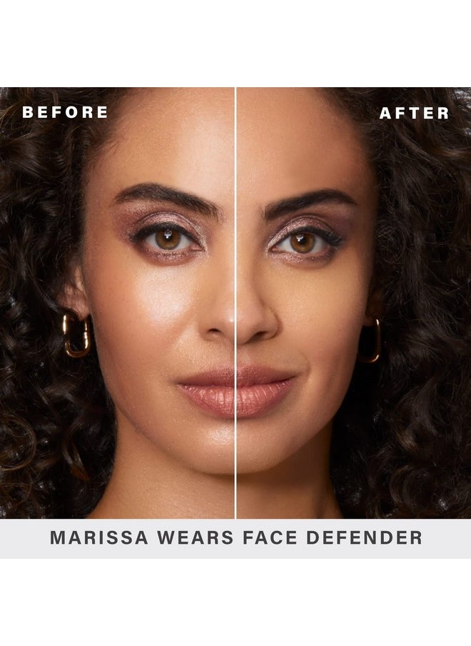 Mally Beauty Poreless Face Defender Blurring Primer & Blotting Setting Powder - Long-Lasting Matte Finish - Tap & Pat Product on Skin - Control Shine - Blurs Pores & Extends Makeup Wear - Full-Size