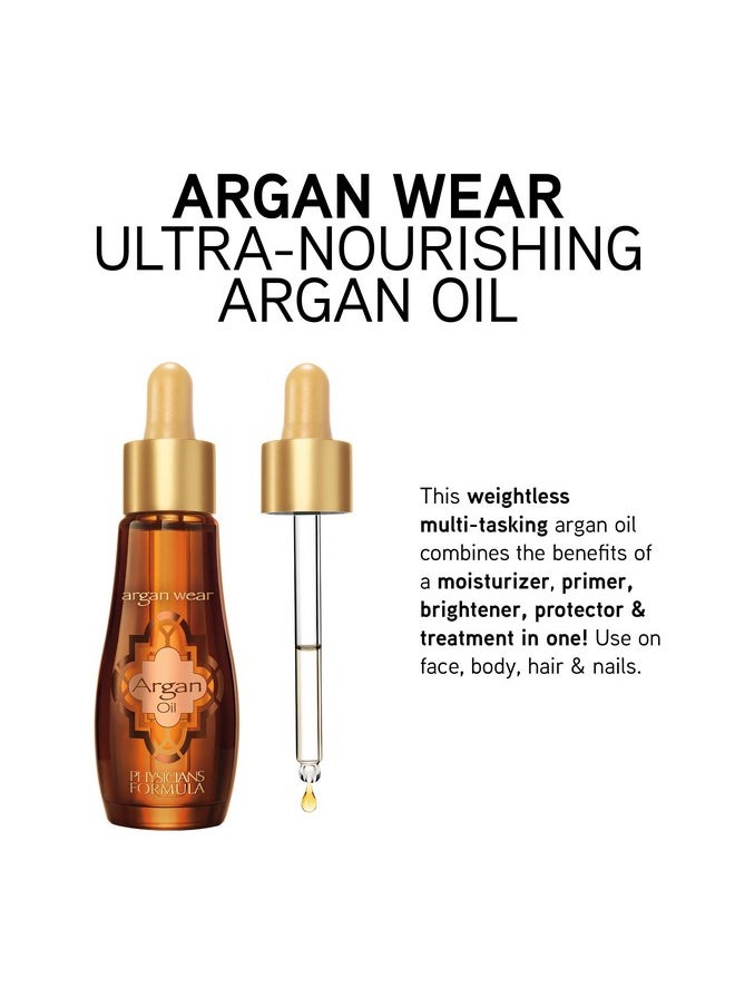 Physicians Formula Argan Face Serum Wear Ultra-Nourishing Argan Oil, Acne Treating, Skin Healing, Inflammation And Redness Correction
