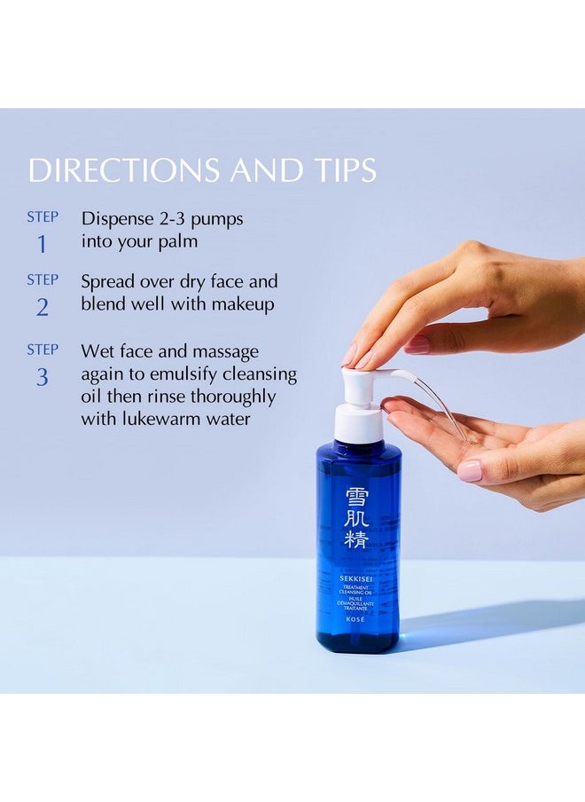 SEKKISEI Treatment Cleansing Oil, Facial Cleanser & Makeup Remover, 10.1 Ounce