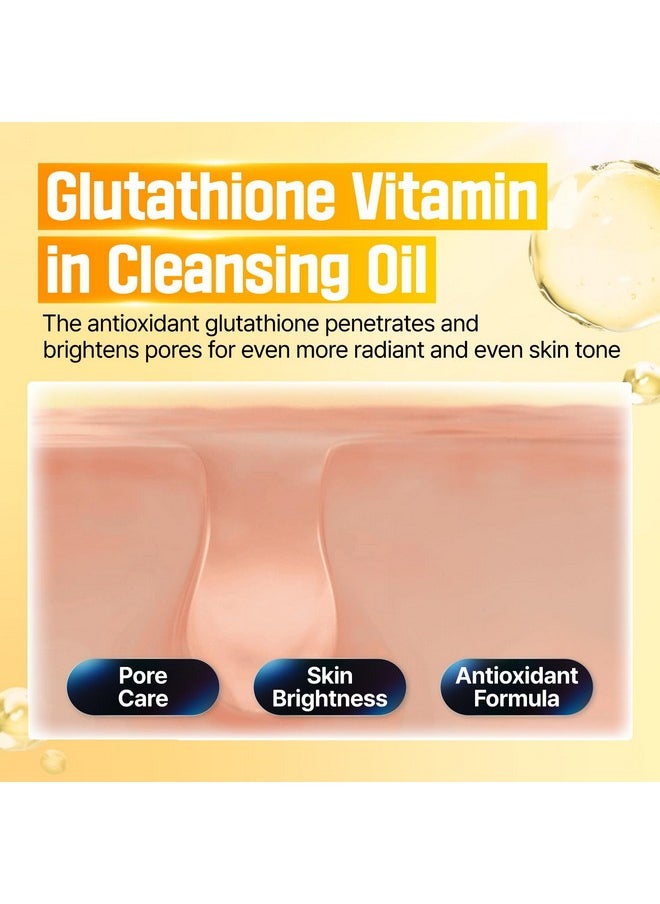 numbuzin No.5+ Glutathione C Facial Spa Cleanser | Makeup Removing Facial Cleanser | Glutathione, Vitamin C, Niacinamide | Aromatherapy, Stress Relief, Dullness, Uneven Skin Tone | 6.76 fl oz