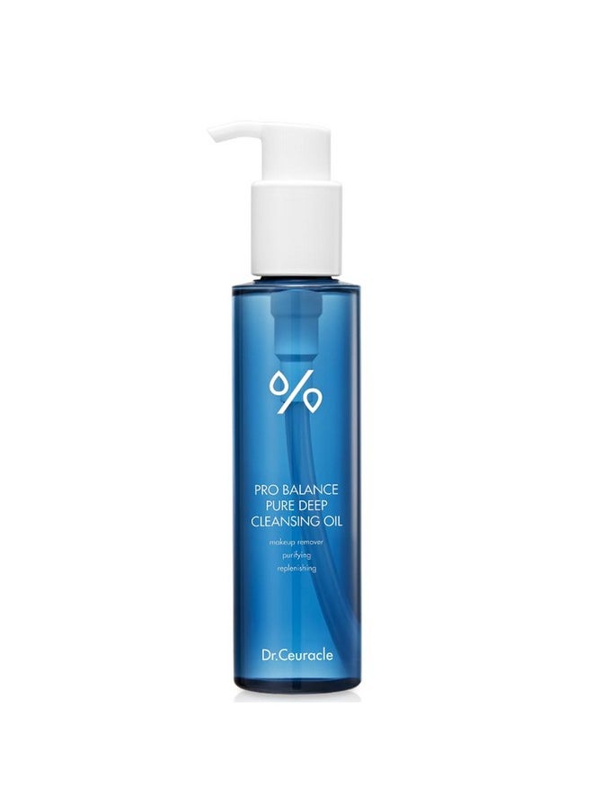 leegeehaam Dr.Ceuracle Pro Balance Pure Deep Cleansing Oil (155 ml / 5.24 fl. oz.) - Mild and Quick Daily Makeup Remover Finished with Hydrating Skincare