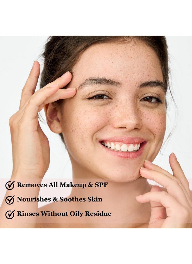 mivida Makeup Remover Cleansing Balm | Face Cleanser & Makeup Removing Balm with Essential Ceramides, Vitamin E & Hyaluronic-Acid | Value Size 3.5 fl oz