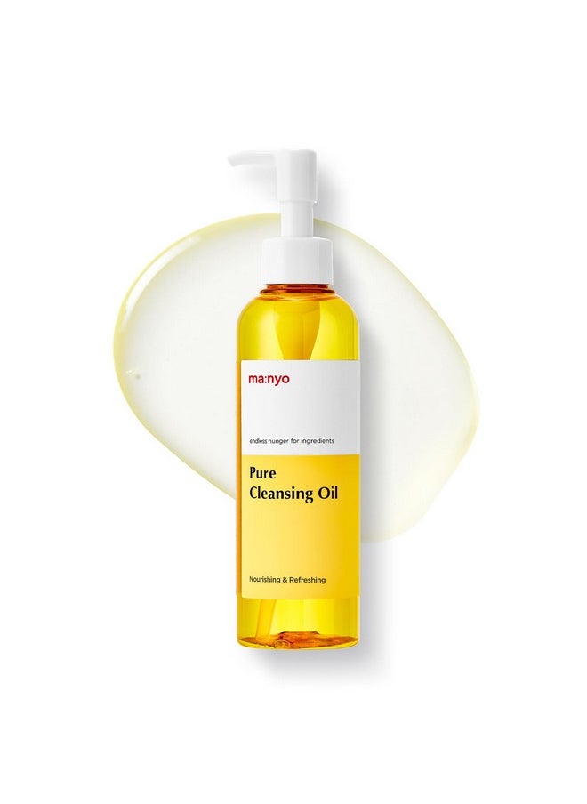 MANYO FACTORY Pure Cleansing Oil 6.7 fl oz (200ml) Korean Facial Cleanser, Blackhead Melting, Daily Makeup Removal with Argan Oil, for Women
