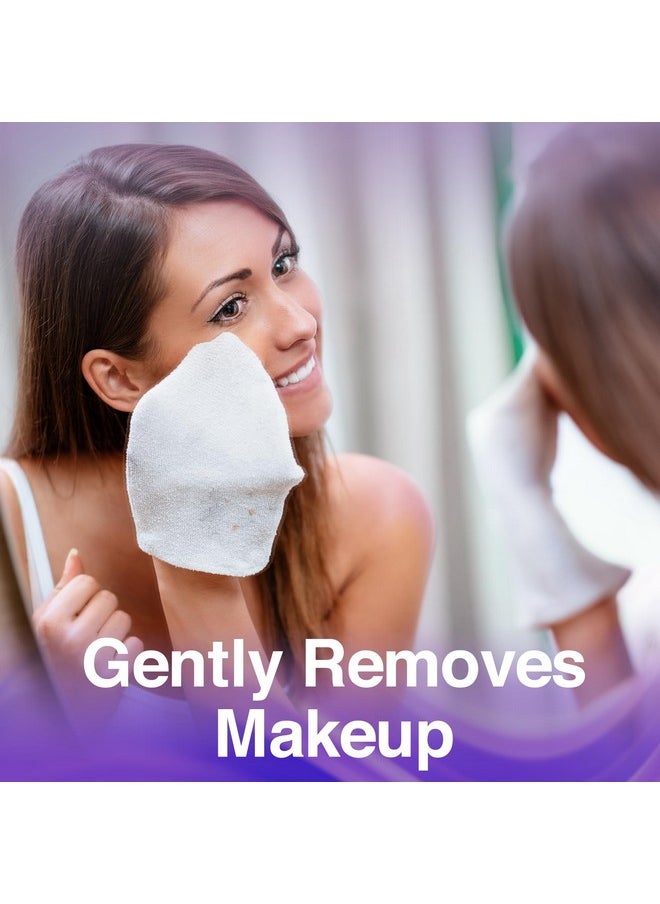BeautyFrizz Lavender Face Cleansing Wipes - 120 pcs - Gentle Makeup Remover Wipes for Face and Neck - Facial Wipes with Aloe, Retinol, Castor and Vitamin E - Enjoy these Lavender Face Wipes