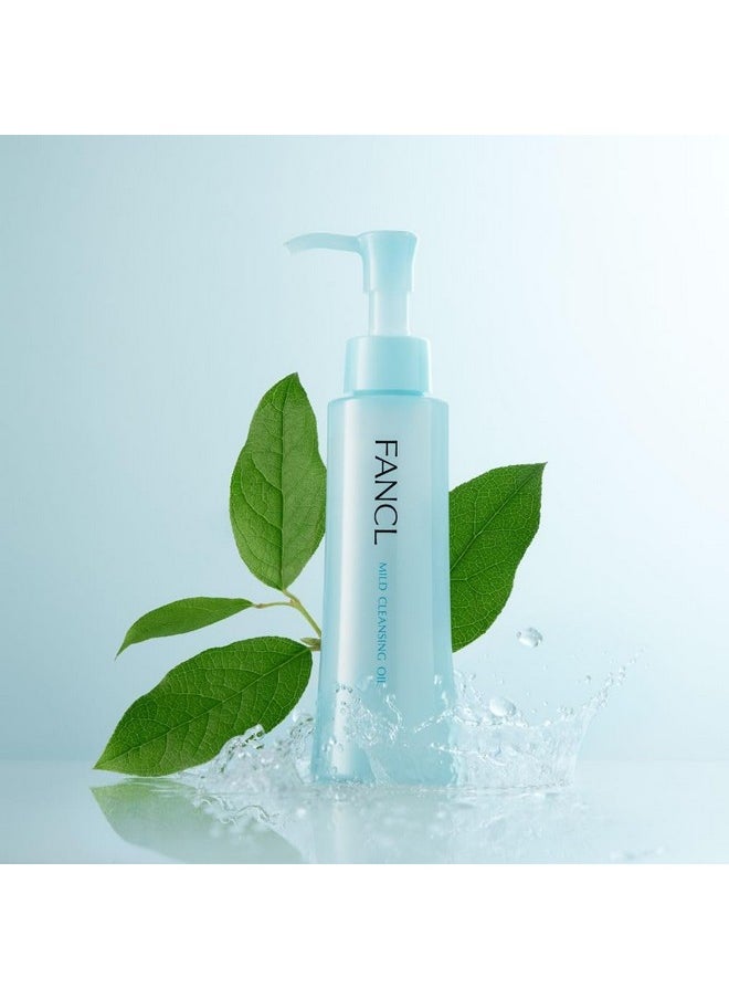 FANCL Mild Cleansing Oil, Japanese Facial Cleansing Oil, Makeup Remover, 100% Preservative Free, Clean Skincare for Sensitive Skin [US Package]
