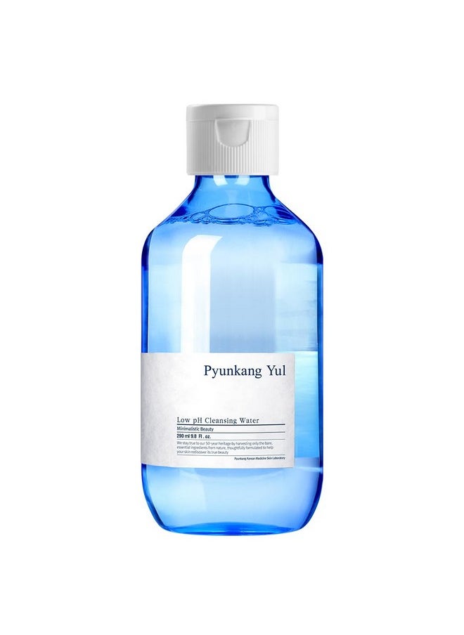 PKY Low pH Facial cleansing washes(water type)Makeup Remover Face Cleanser with Witch Hazel and AHA - Cica, Tea Tree Extract Natural Ingredients Calming Cleanser Ceramide Micellar Water 9.8 Fl Oz