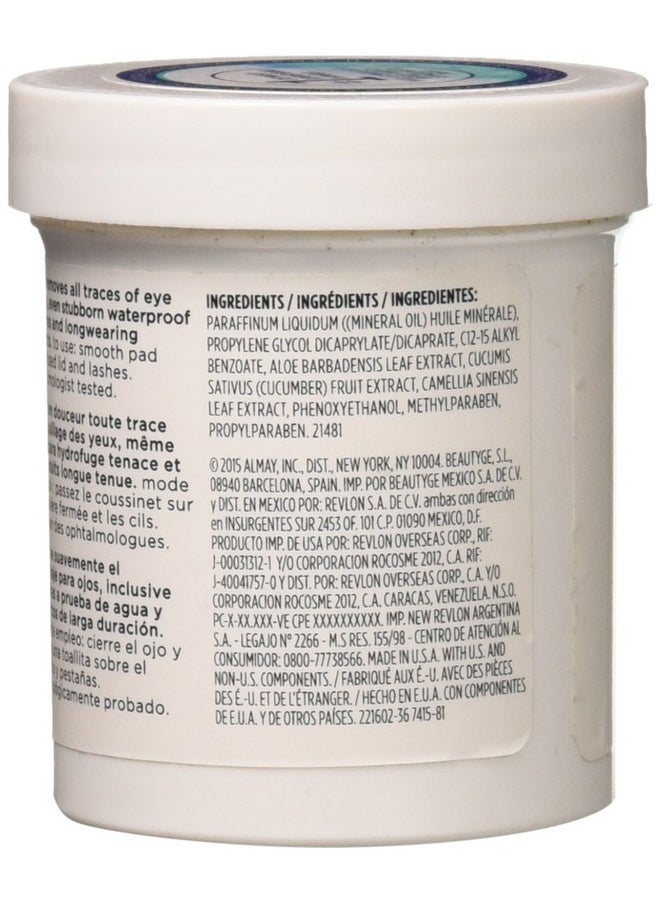 Almay Longwear & Waterproof Eye Makeup Remover Pads, 80 Count