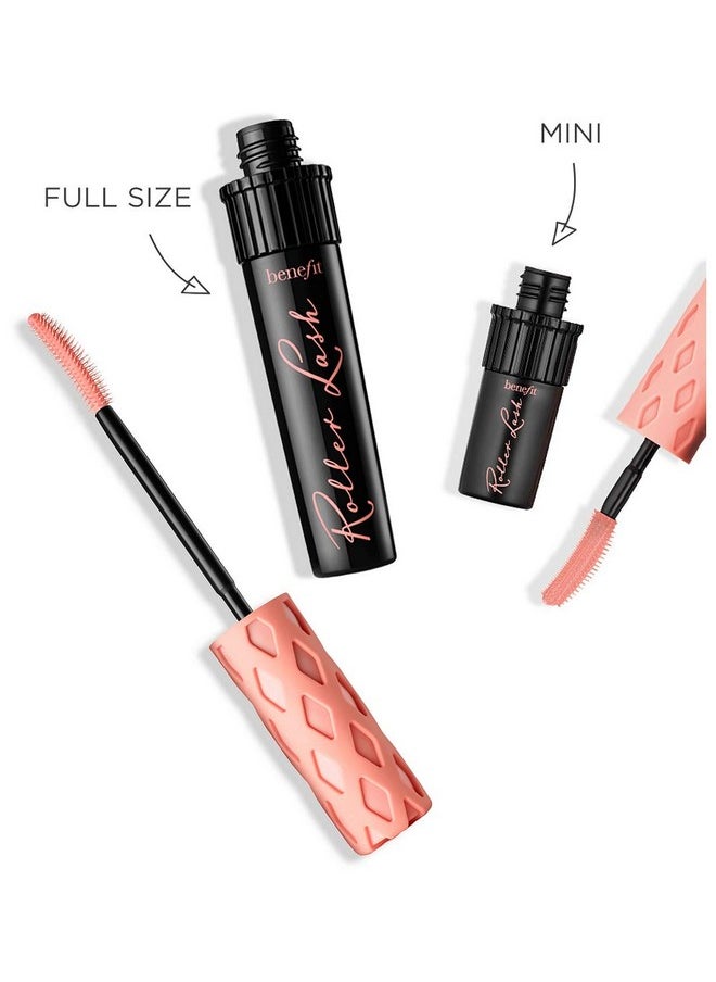 Benefit Roller Lash Rollerlash Mascara Set Full Size and Mini Travel Size Set