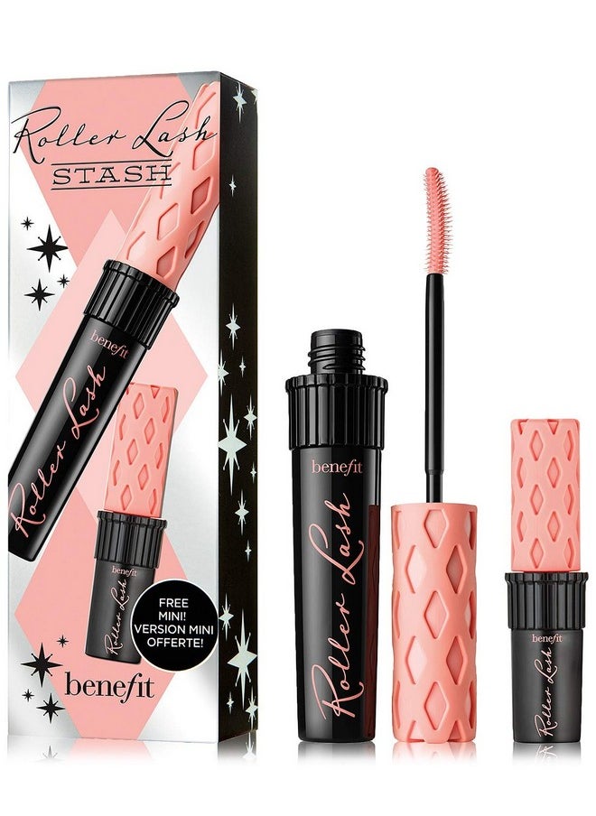 Benefit Roller Lash Rollerlash Mascara Set Full Size and Mini Travel Size Set