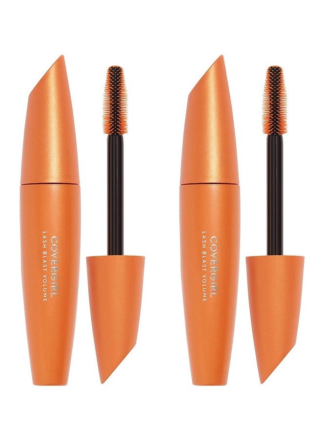CoverGirl Lash Blast Volume Mascara Makeup, Volumizing, Long-Wearing, Smudge-Proof, Cruelty Free, Black, 2 Count