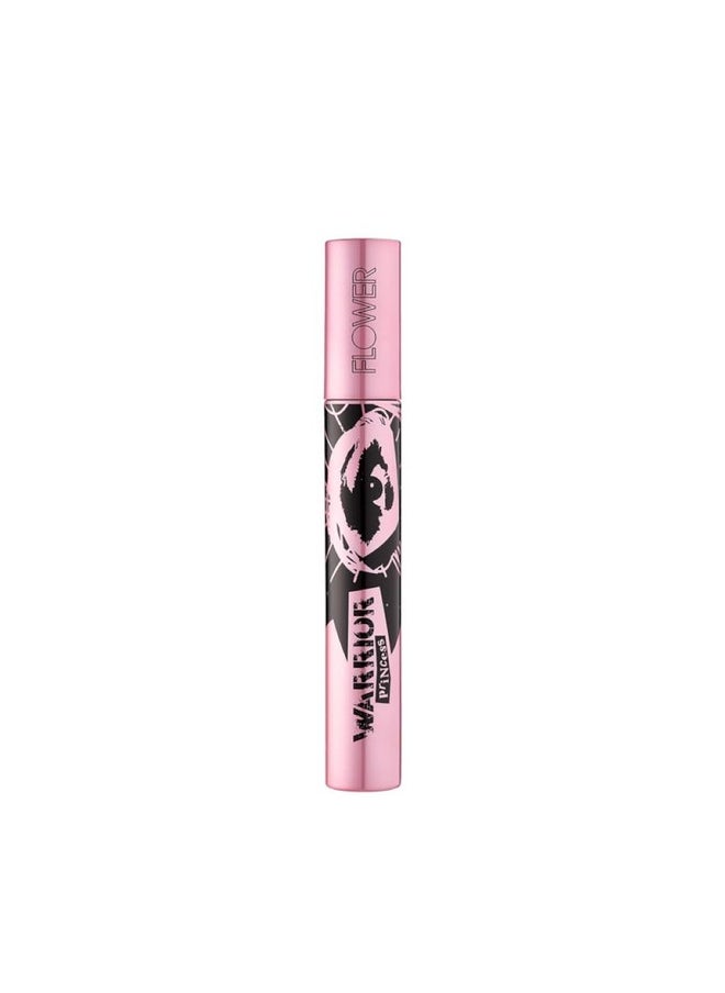 FLOWER Beauty By Drew Barrymore Volumizing Mascara - Warrior Princess - With Clump Free Technology for Lash Lengthening + Lash Lifting + Curling - Washable + Defining + Buildable - Black
