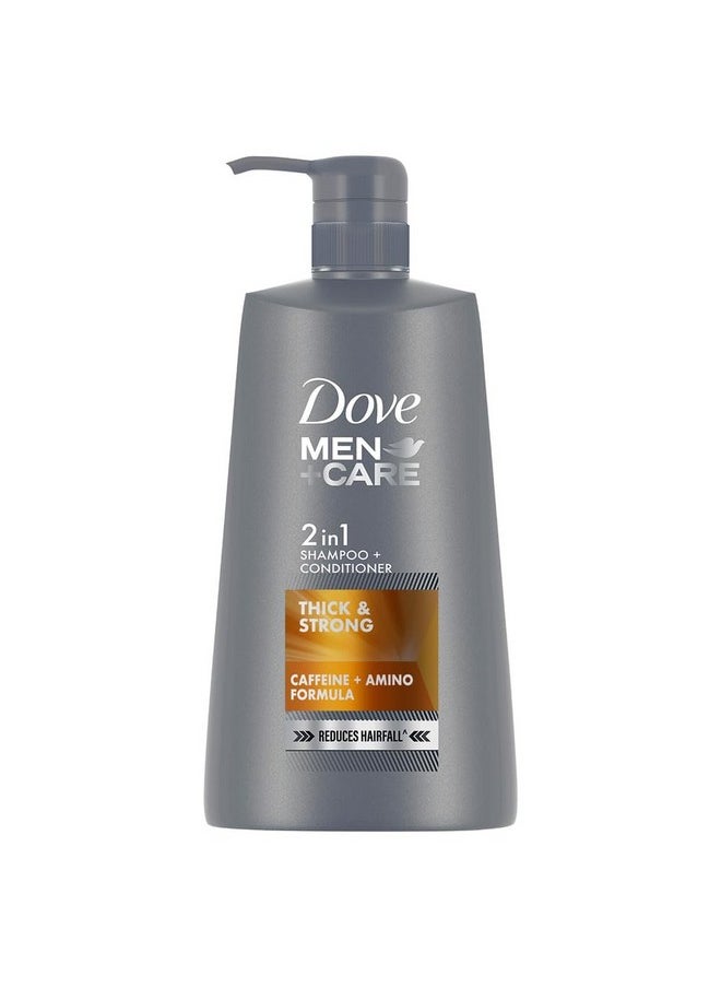 Dove Men+Care Thick & Strong 2in1 Shampoo+Conditioner, 650 ml