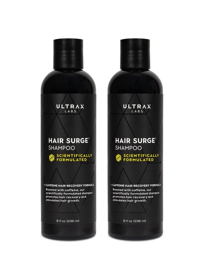Ultrax Labs Hair Growth Shampoo for Thinning Hair and Hair Loss Shampoo for Women and Men, Hair Surge 8oz. | 2 Pack