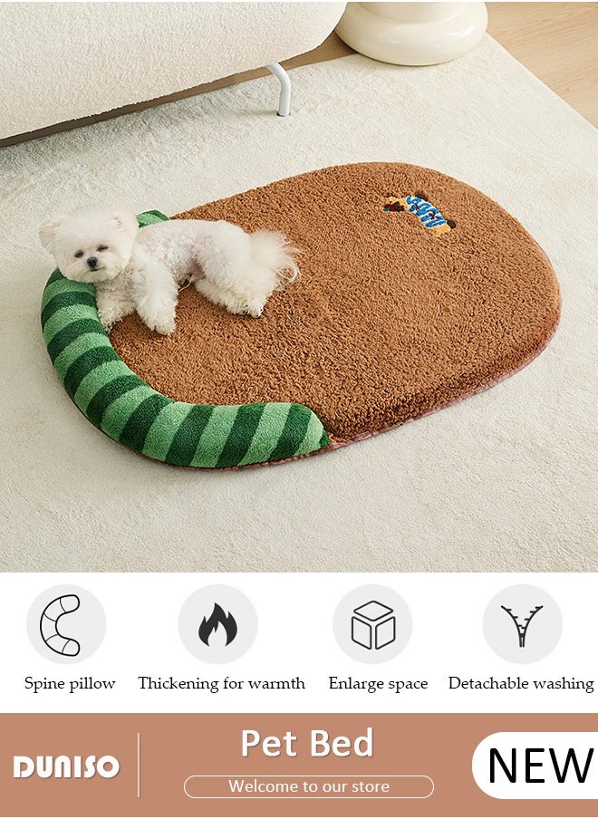 Pet Bed for Cats, Small, Medium Dogs With Nonskid Bottom, Washable All-season Pet Sofa Bed for Indoor, Outdoor, Outside Sleep Sleeping Puppy, Kitten, Pet