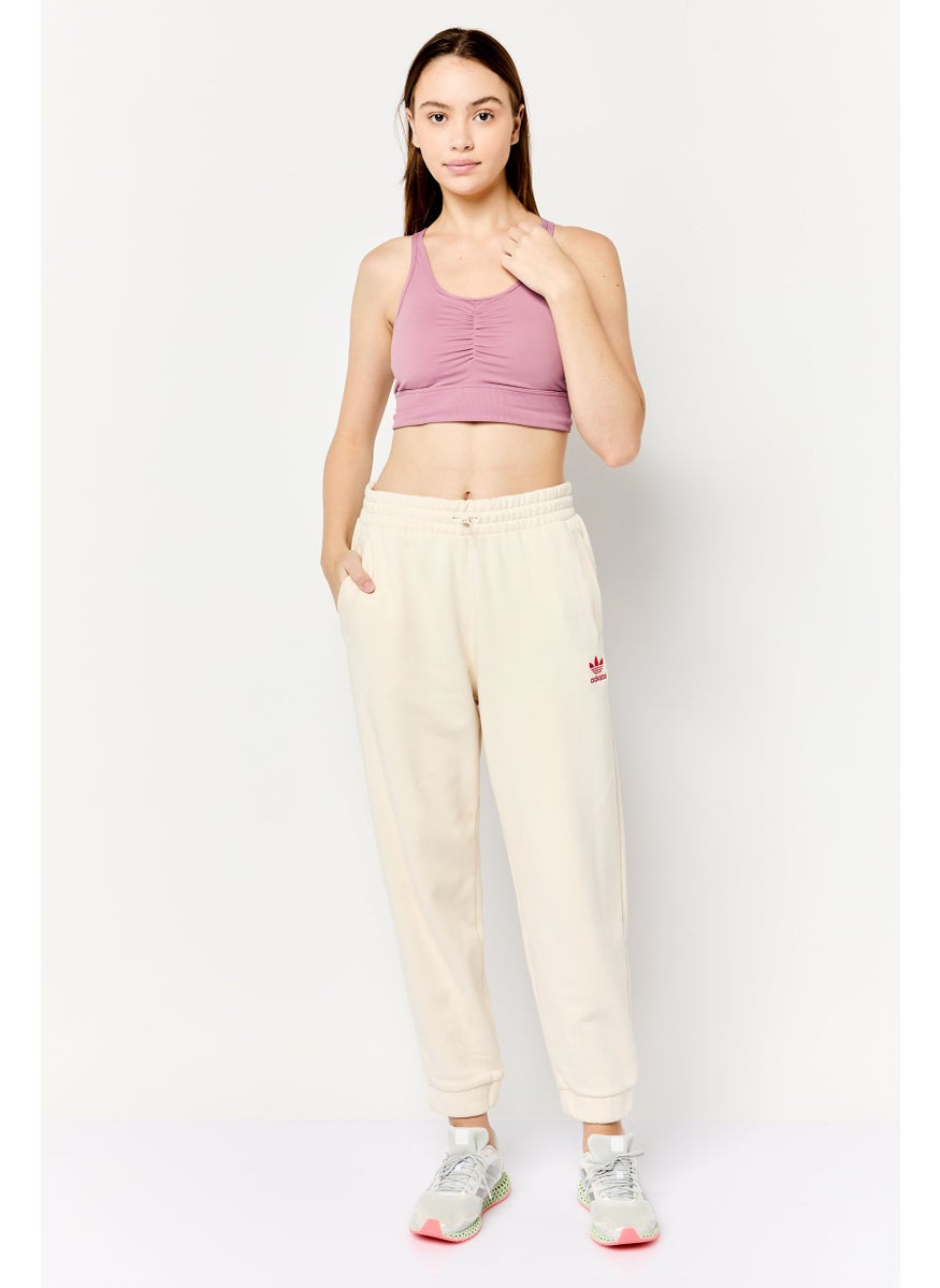 Women Sportswear Fit Outdoor Sweatpants, Beige