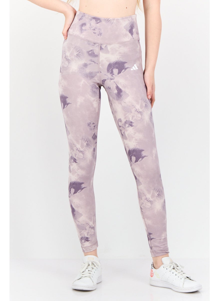 Women Sportswear Fit All Over Print Training leggings, Multicolor