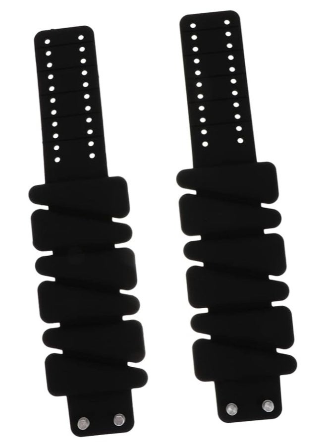 1 Pair Weight-bearing Bracelet Silicone Leg Bangles Heavy Duty Sand Bags Weighting Bracelet Cuff Bracelets Exercise Sand Bags Heavy Duty Fitness Wrist Sandbag Silica Gel