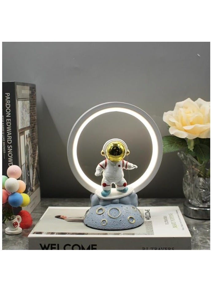 USB Plug LED Decorative Room Lights – Yoga Meditation Astronaut Modern Table Lamps | Ambient Home Decor Lighting for Relaxation & Inspiration