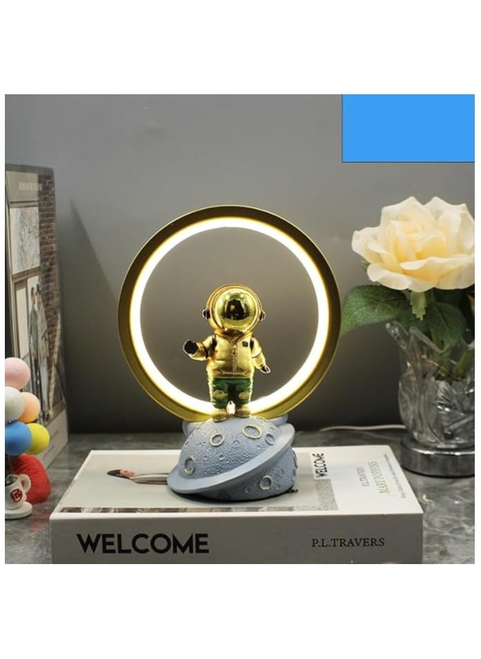 USB Plug LED Decorative Room Lights – Yoga Meditation Astronaut Modern Table Lamps | Ambient Home Decor Lighting for Relaxation & Inspiration