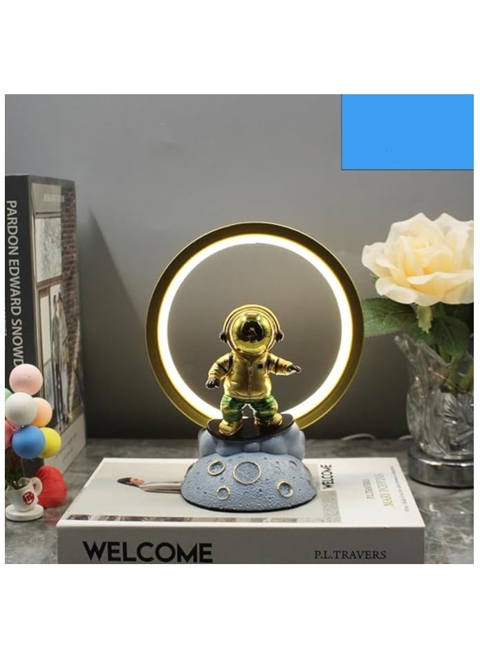 USB Plug LED Decorative Room Lights – Yoga Meditation Astronaut Modern Table Lamps | Ambient Home Decor Lighting for Relaxation & Inspiration