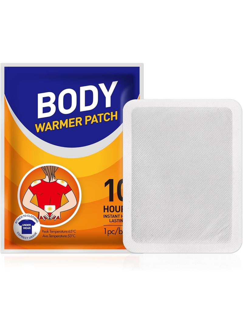 15 Pack Body Warmer Patches, Portable Heat Therapy Patches Instant Heating Pad, Hot Patches Body Warmer Lasting up to 10 Hours