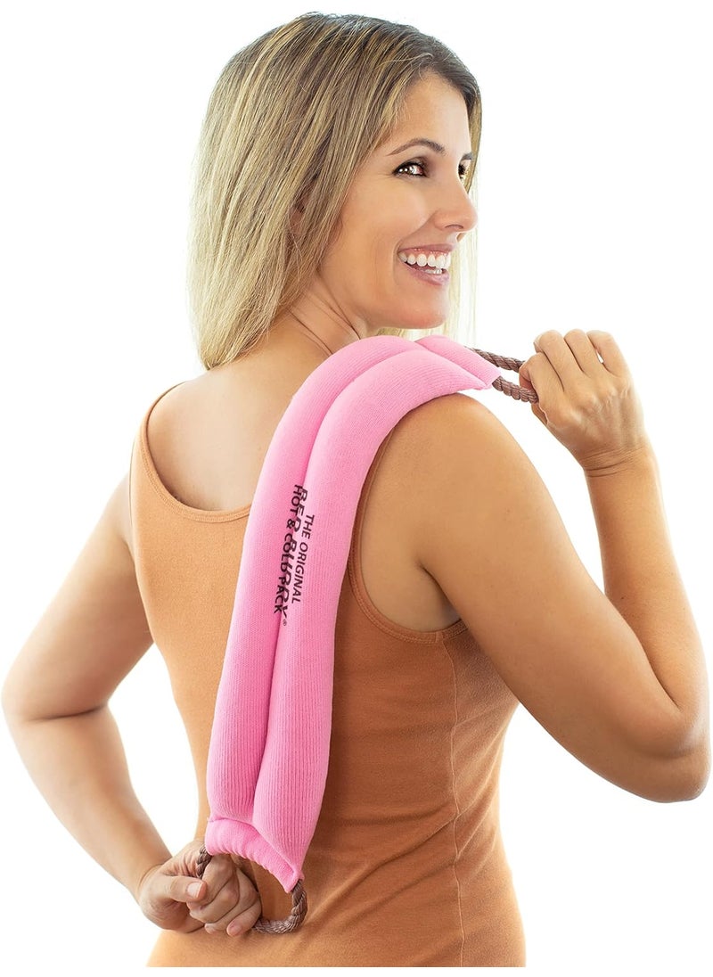 Bed Buddy Aromatherapy Heat Pad and Cooling Neck Wrap - Microwave Heating Pad for Sore Muscles - Cold Wrap Pack for Aches and Pain, Lavender Scent